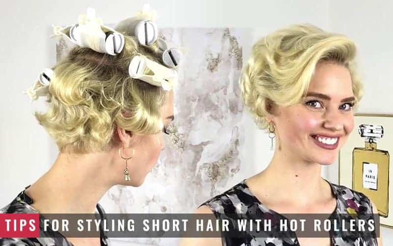 Featured Image of Tips for Styling Short Hair With Hot Rollers