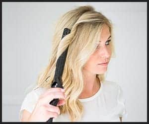 Beach Waves With a Curling Iron