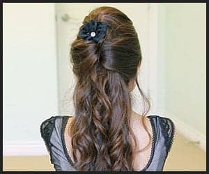 Curly Updo Hairstyle