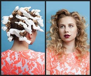 Tight Curly Hair With Paper Towel